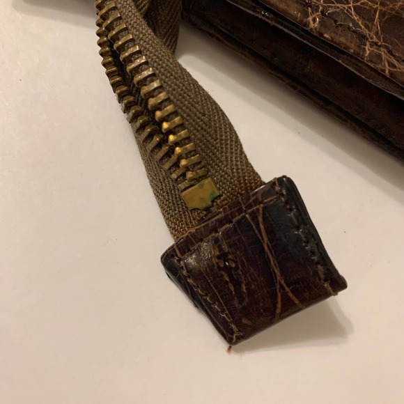 Industry Argentina Vintage Genuine Alligator Leather Clutch - Picture 5 of 12